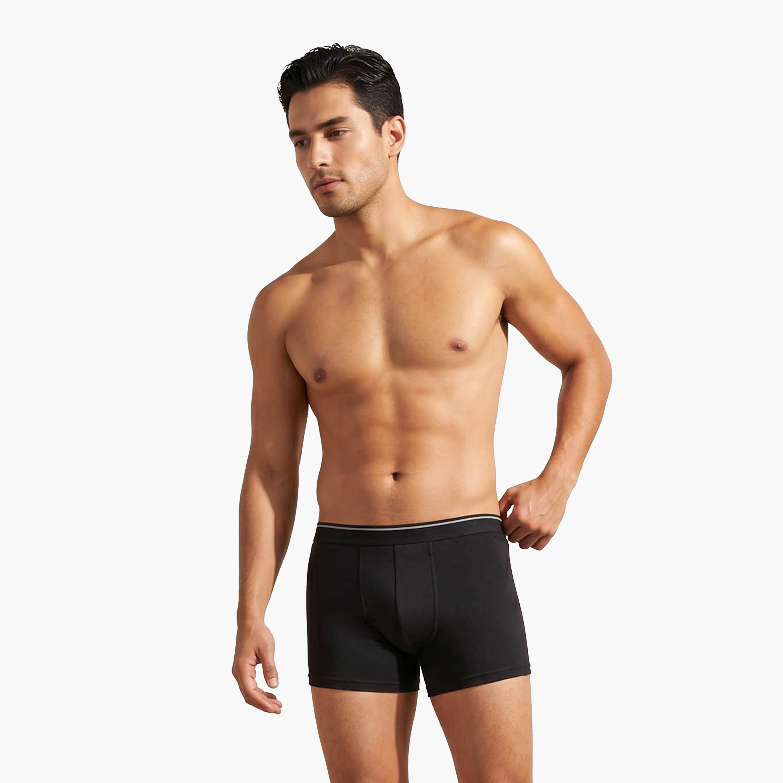 Set of 3 - Trunks with Elasticised Waistband-men-clothing-innerwear-underwear-image-5