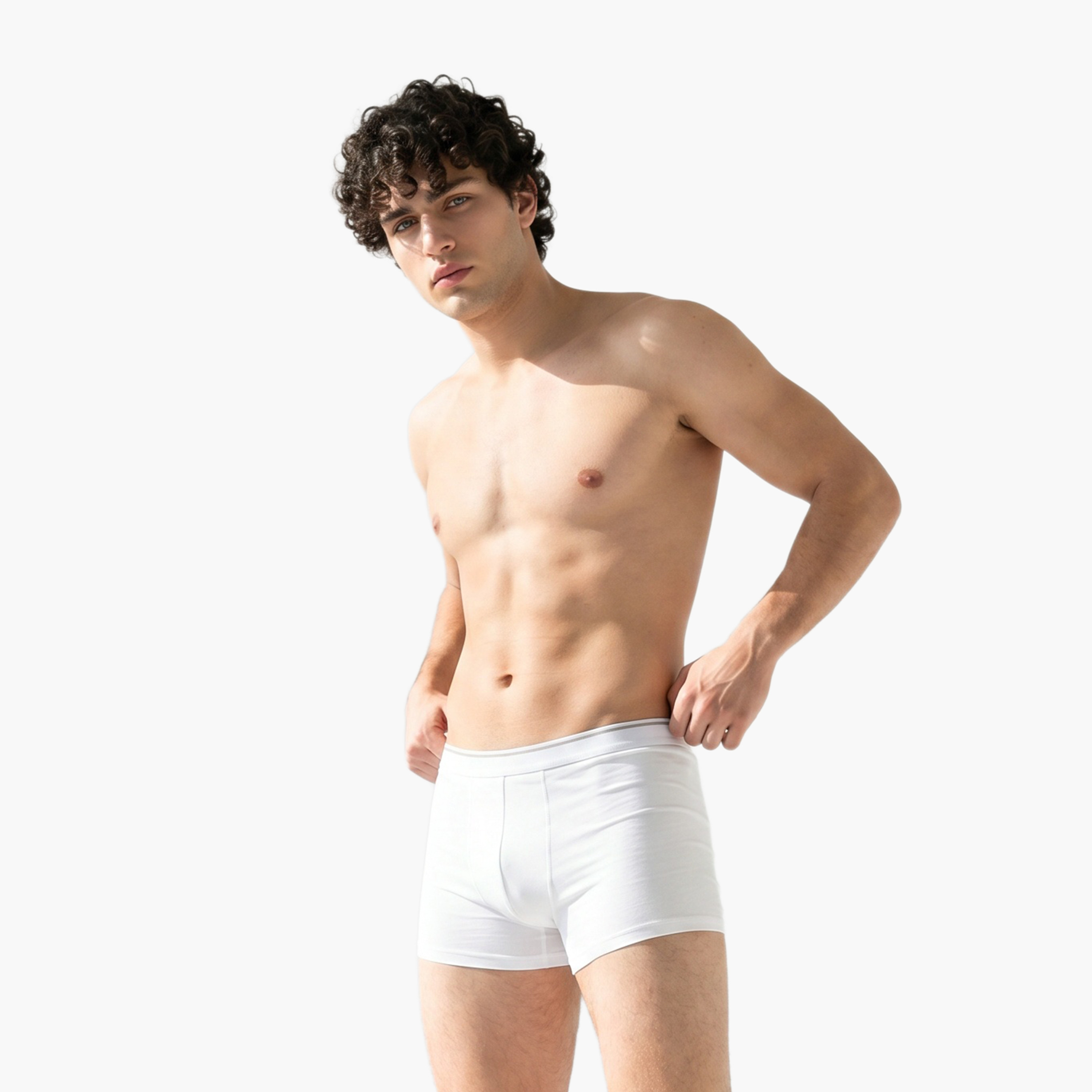 Set of 3 - Trunks with Elasticised Waistband-men-clothing-innerwear-underwear-image-3
