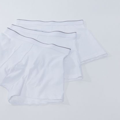 Trunks with Elasticised Waistband - Set of 3-Underwear-image-0