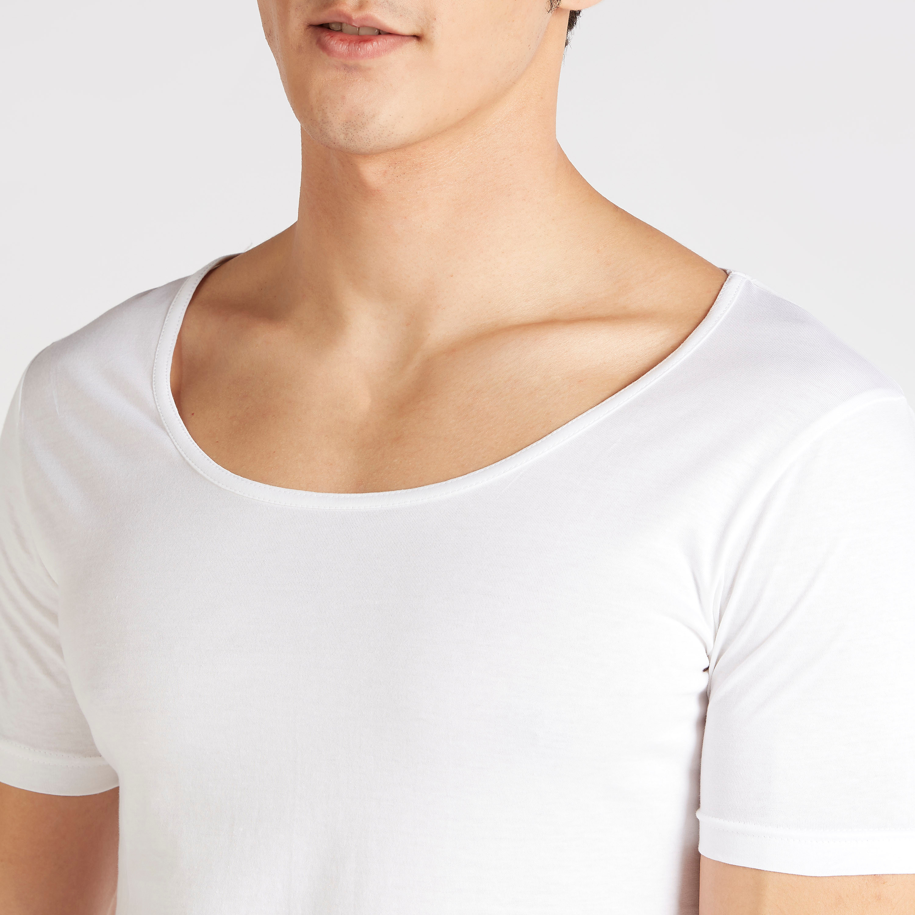 Set of 3 - Round Neck Vest with Short Sleeves-men-clothing-tshirtsandpolos-vests-image-4