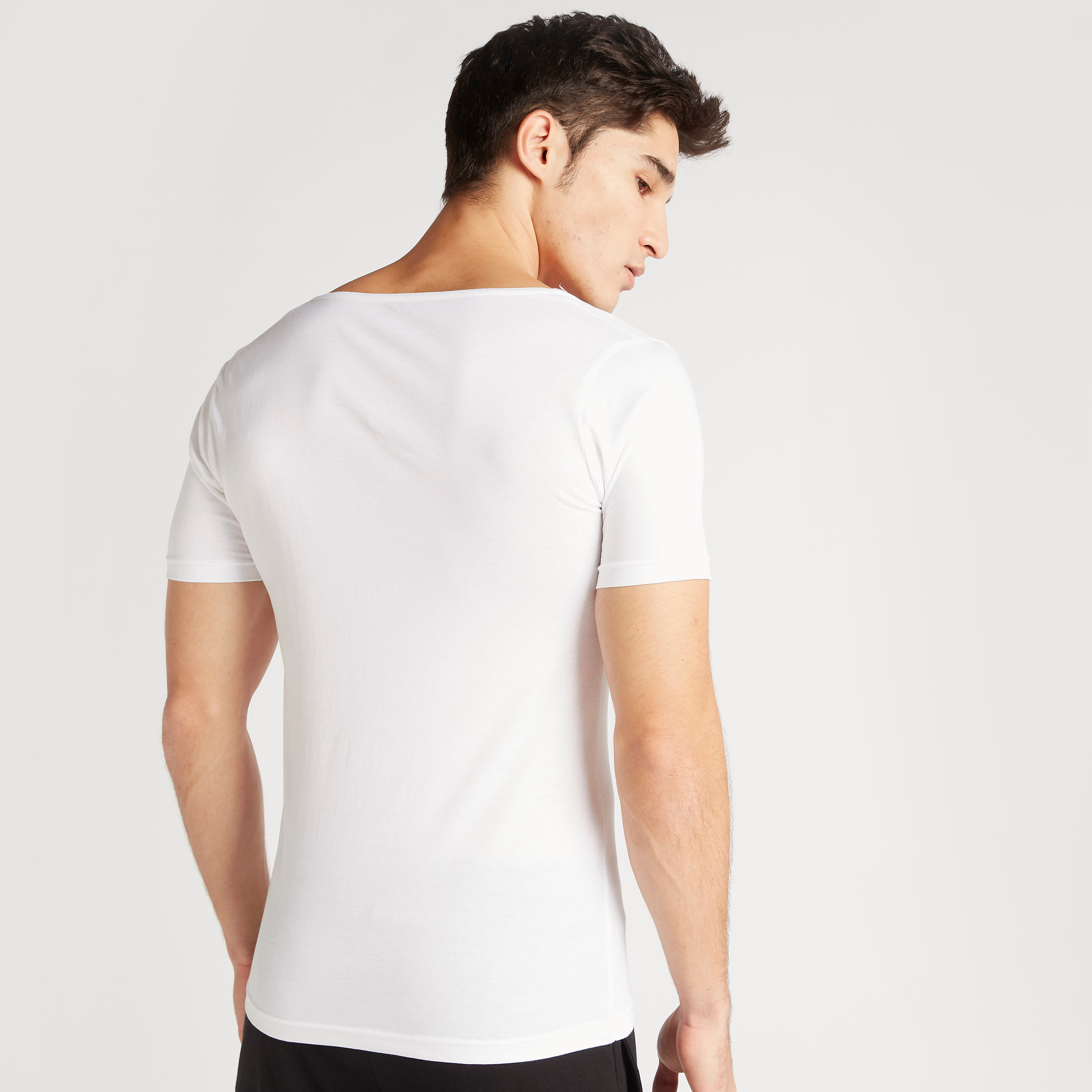 Set of 3 - Round Neck Vest with Short Sleeves-men-clothing-tshirtsandpolos-vests-image-5