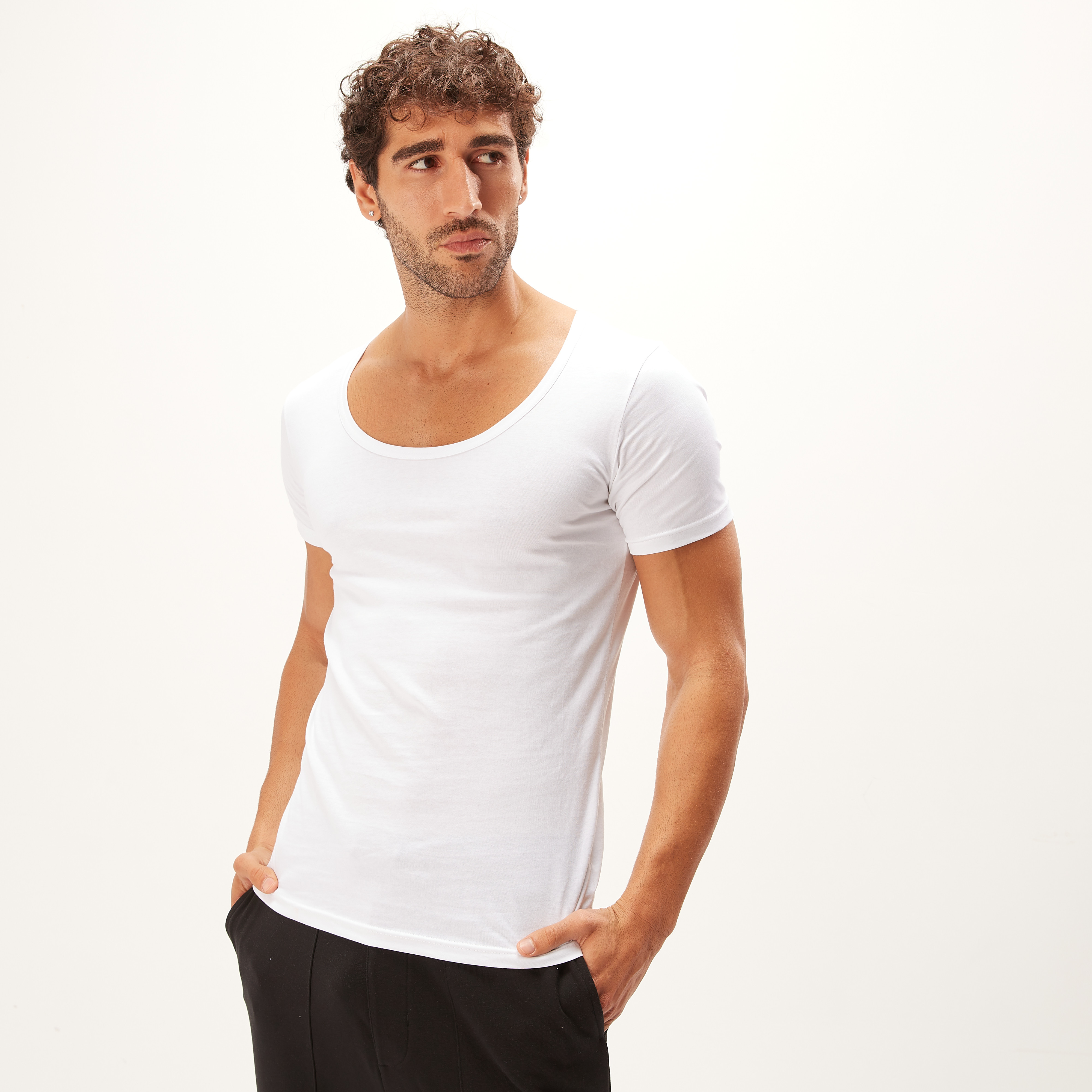 Set of 3 - Round Neck Vest with Short Sleeves-PROMO_SP_QAT_1_BUY2FORQAR59_130625-image-3