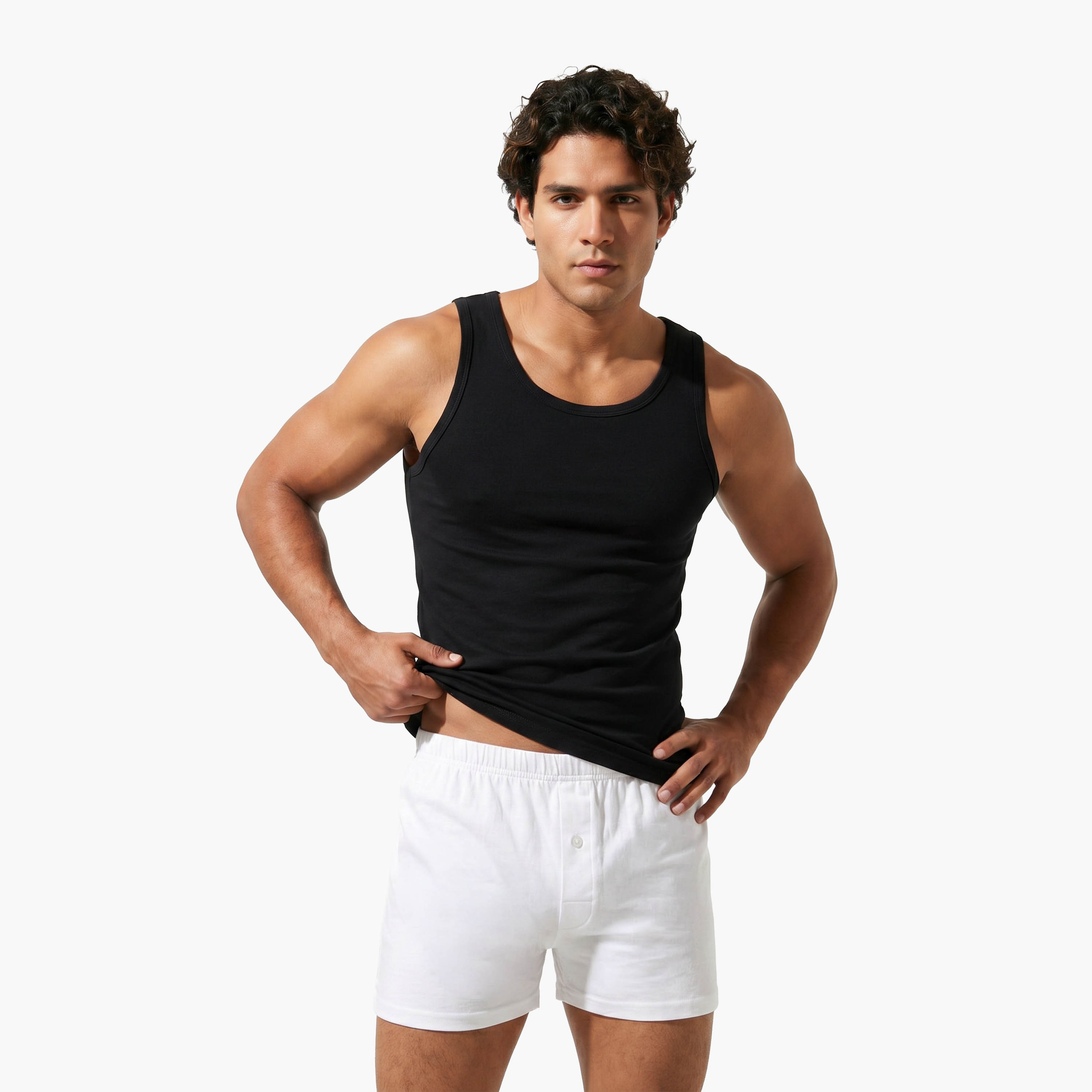 Set of 3 - Trunks with Elasticised Waistband-men-clothing-innerwear-underwear-image-7