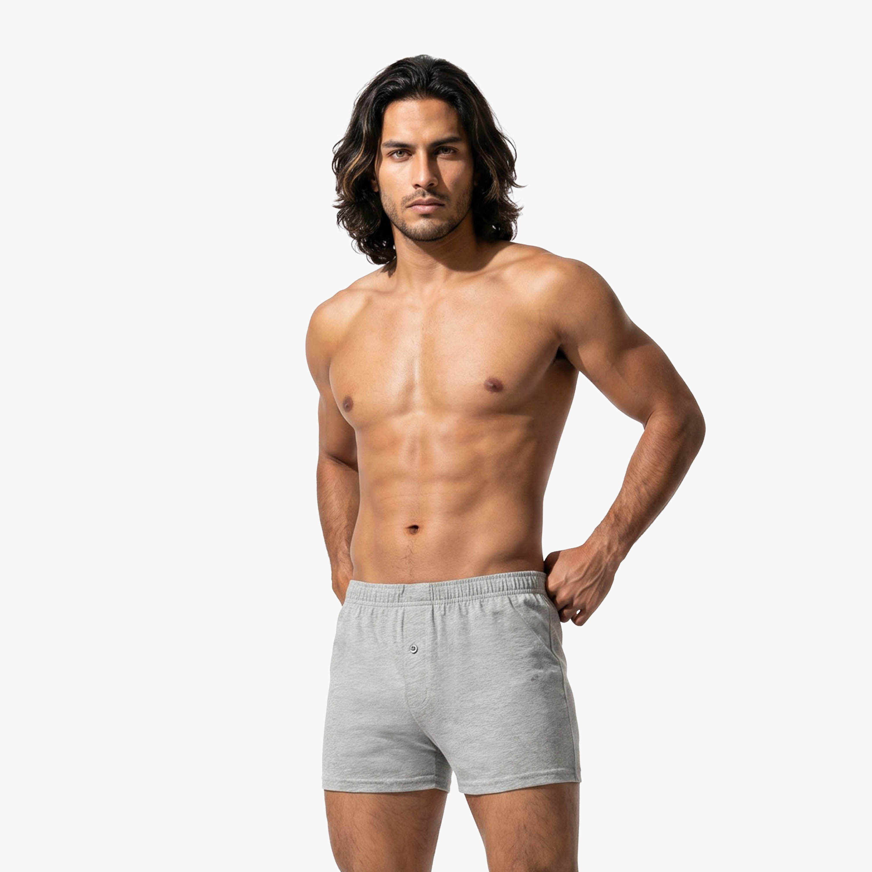 Set of 3 - Trunks with Elasticised Waistband-men-clothing-innerwear-underwear-image-4