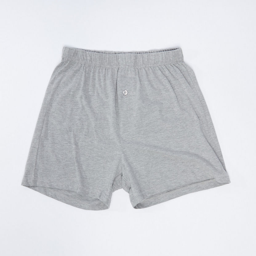 Button Detail Boxers - Set of 3-Underwear-image-1