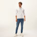 Full Length Jeans with Pocket Detail and Button Closure-Jeans-thumbnailMobile-1