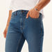 Full Length Jeans with Pocket Detail and Button Closure-Jeans-thumbnailMobile-2