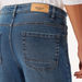 Full Length Jeans with Pocket Detail and Button Closure-Jeans-thumbnail-4