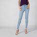 Solid Mid-Rise Denim Jeans with Pockets and Button Closure-Jeans-thumbnailMobile-0