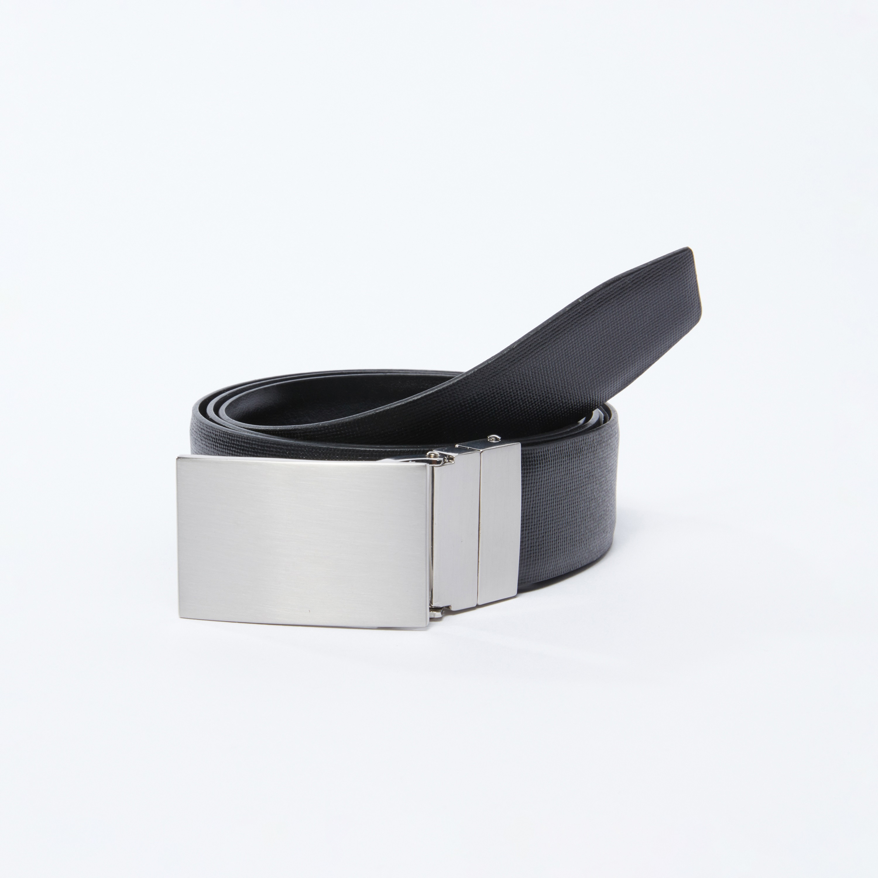 Textured Belt with Plate Buckle-men-beltsandwallets-belts-image-1