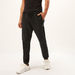 Full Length Solid Jog Pants with Pocket Detail and Drawstring-Bottoms-thumbnail-0