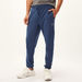 Full Length Solid Jog Pants with Pocket Detail and Drawstring-Bottoms-thumbnail-0