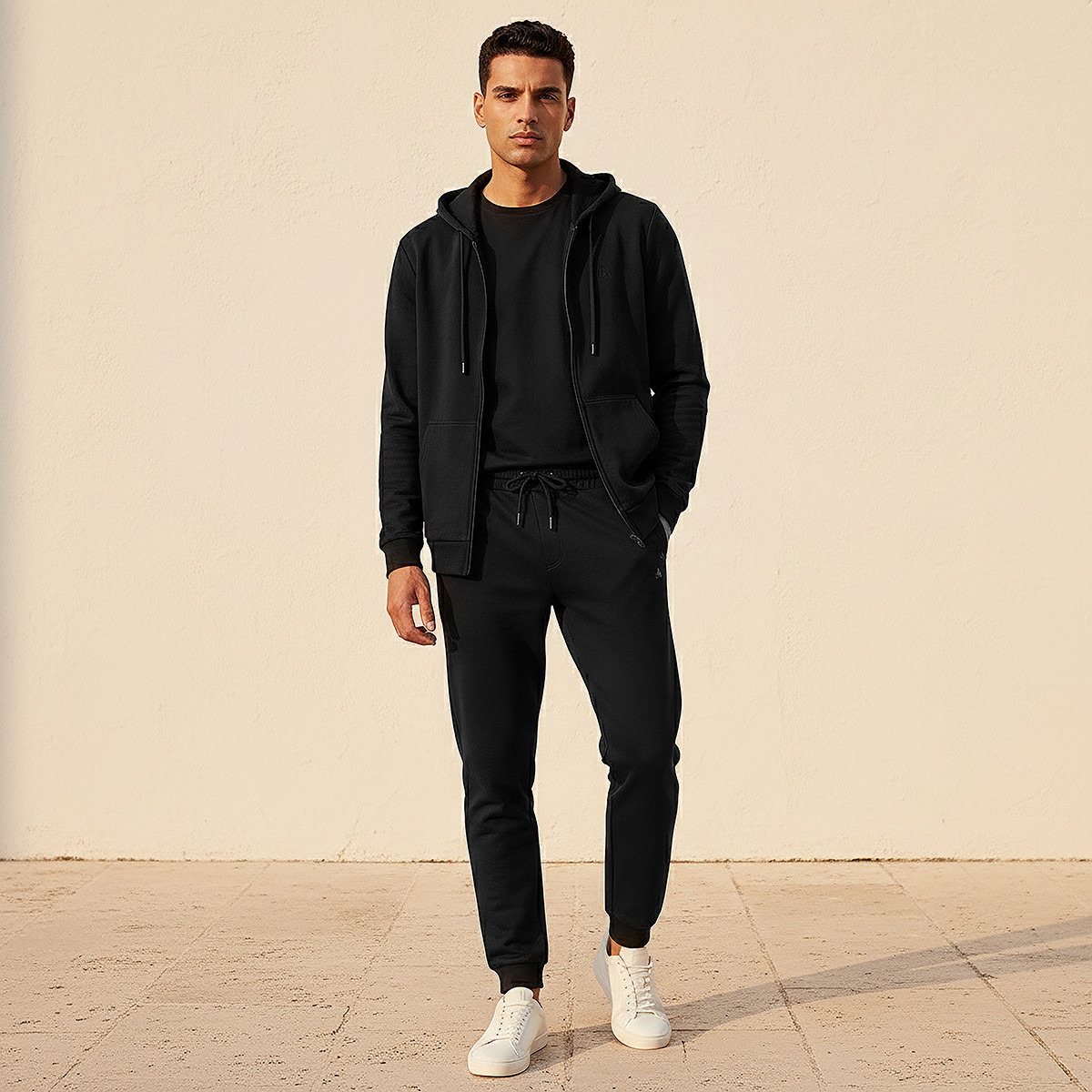 Jacket with Long Sleeves and Hood-men-winterwear-hoodiesandsweatshirts-image-3