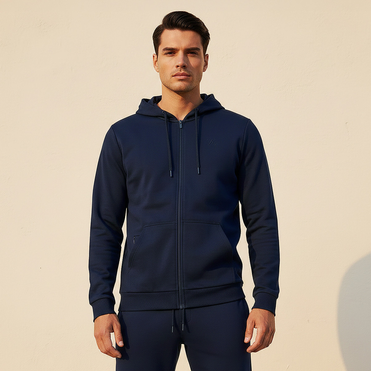 Jacket with Long Sleeves and Hood-men-winterwear-hoodiesandsweatshirts-image-1