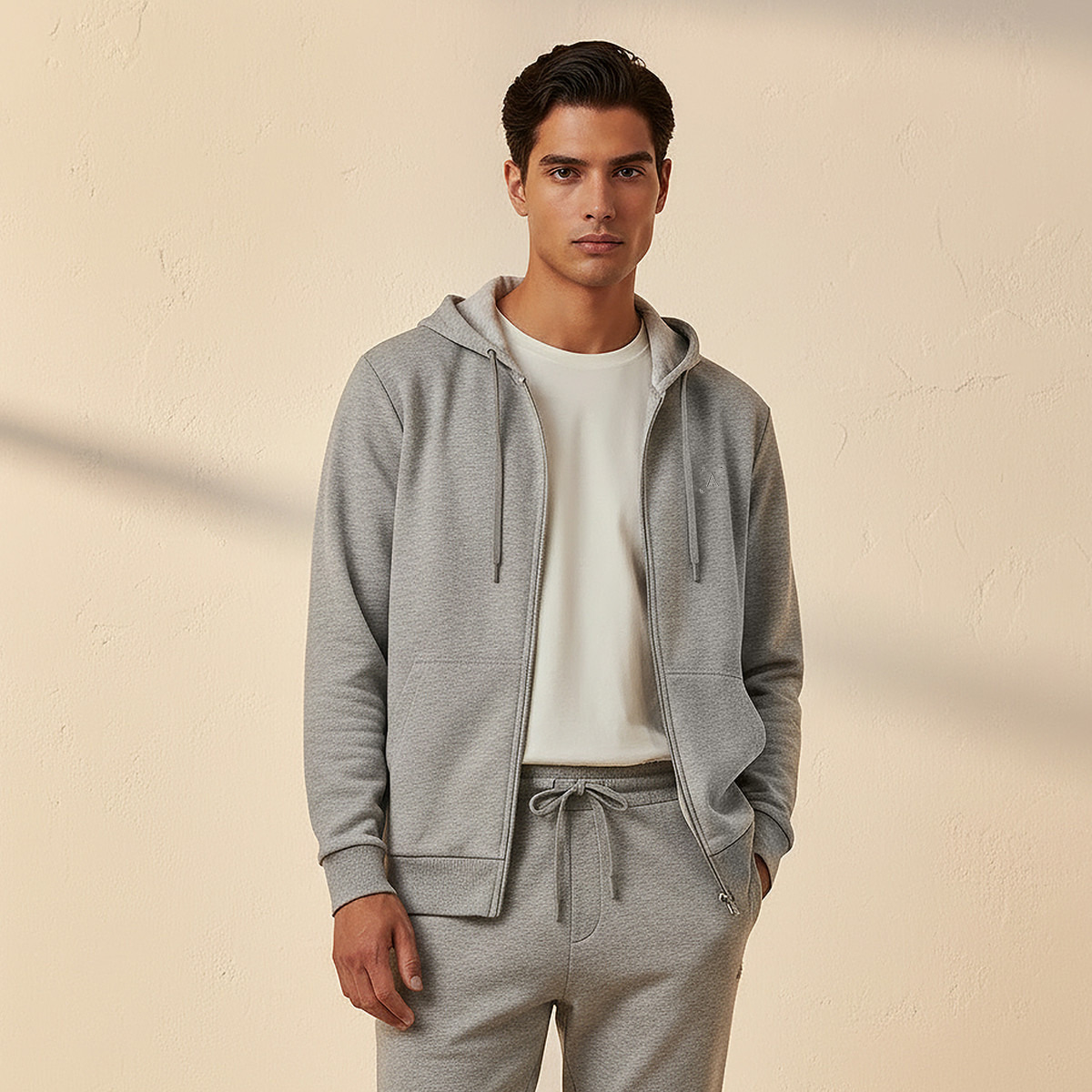 Jacket with Long Sleeves and Hood-men-winterwear-hoodiesandsweatshirts-image-1