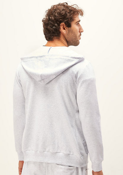 Solid Jacket with Long Sleeves and Hood-Hoodies & Sweatshirts-image-3