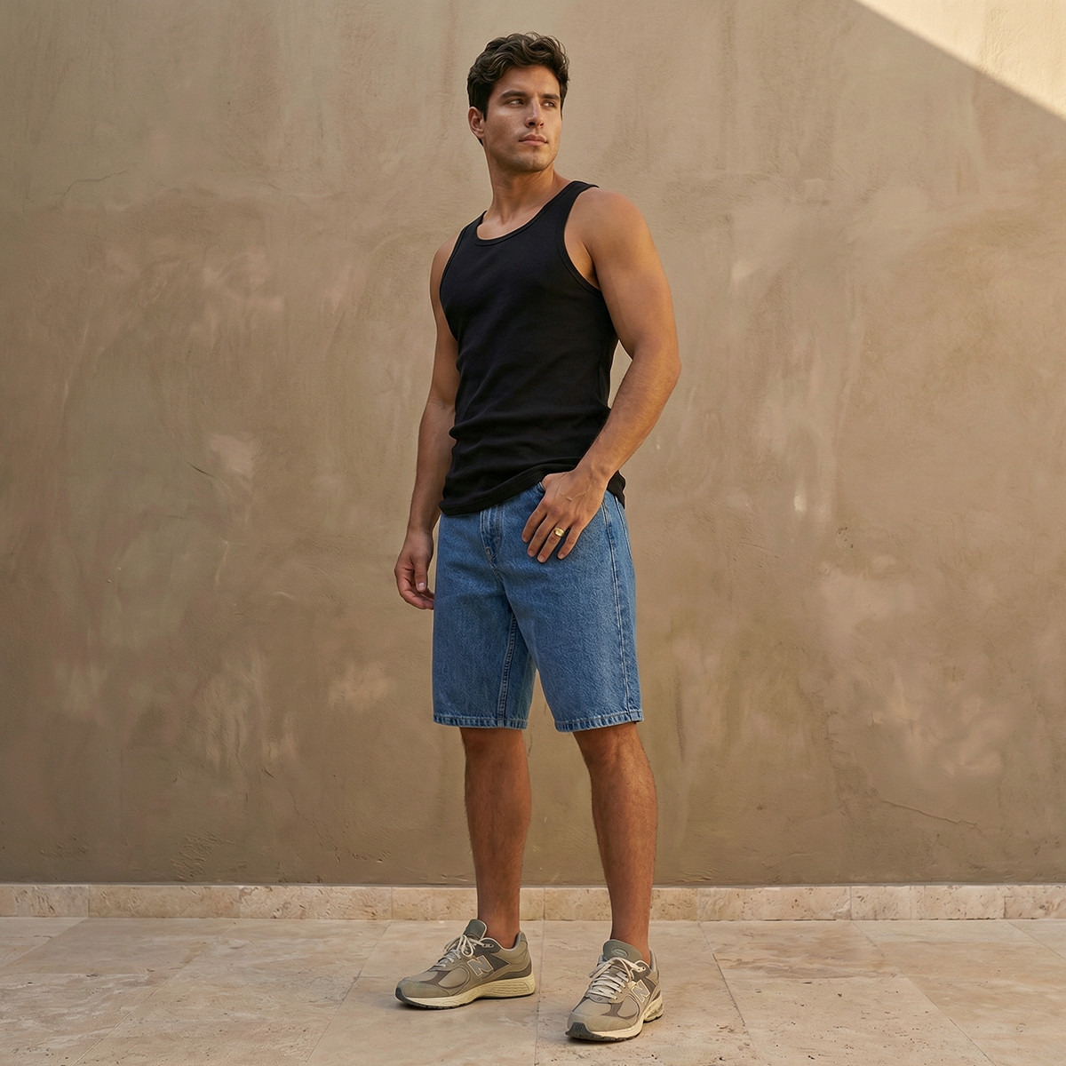 Textured Sleeveless Scoop Neck Vest-men-clothing-tshirtsandpolos-vests-image-3