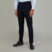 Full Length Plain Trousers with Pocket Detail and Belt Loops-Pants-thumbnail-0