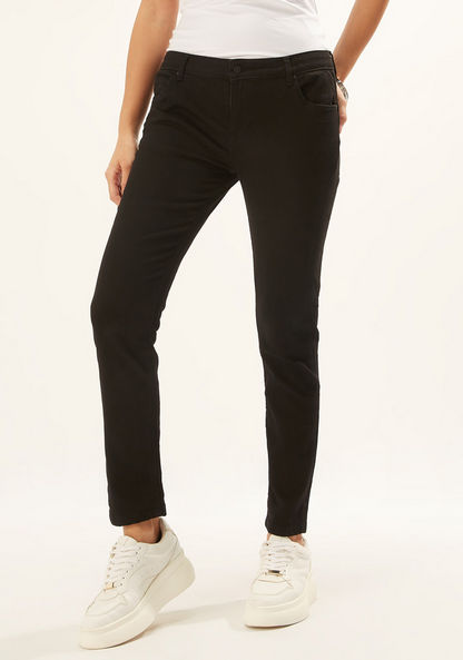 Lee Cooper Full Length Plain Jeans with Pocket Detail and Belt Loops