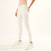 Lee Cooper Plain Jeggings with Elasticised Waistband and Pocket Detail-Jeggings-thumbnail-0