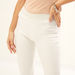 Lee Cooper Plain Jeggings with Elasticised Waistband and Pocket Detail-Jeggings-thumbnail-4