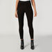 Lee Cooper Plain Jeggings with Pocket Detail and Elasticised Waistband-Jeggings-thumbnailMobile-0