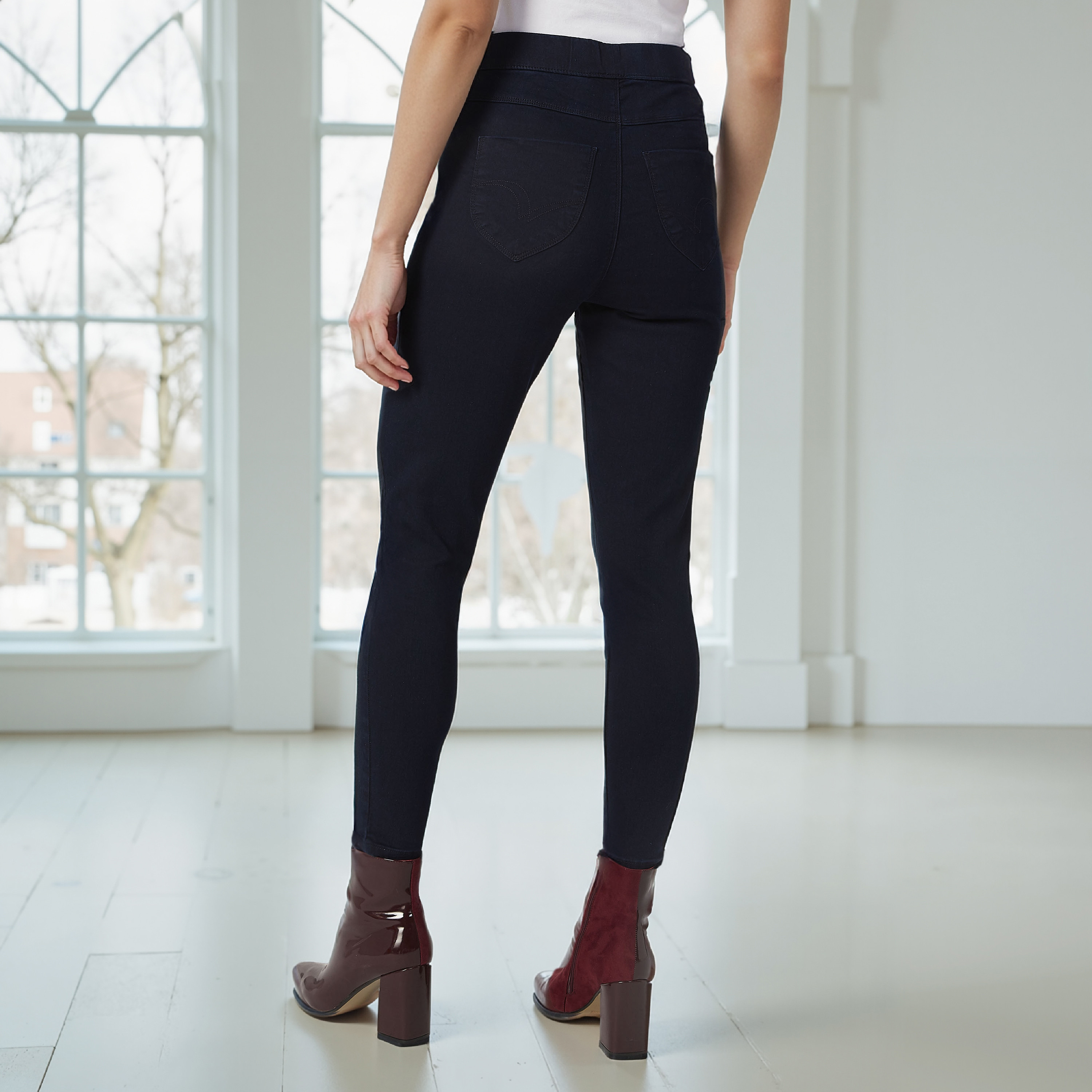 Lee Cooper Flexi Waist Jeggings with Pocket Detail-women-clothing-leggings-image-14