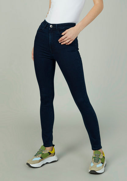 Lee Cooper Full Length Jeans with Pocket Detail and Belt Loops