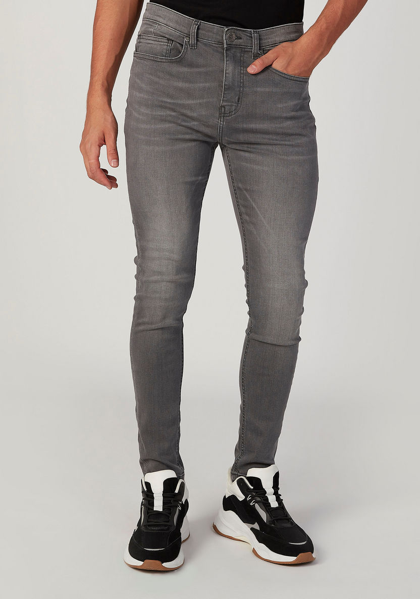 Lee Cooper Full Length Jeans with Pocket Detail-Jeans-image-0