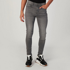 Lee Cooper Full Length Jeans with Pocket Detail