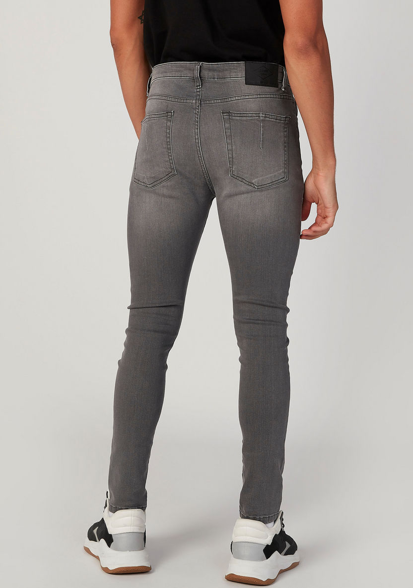 Lee Cooper Full Length Jeans with Pocket Detail-Jeans-image-2