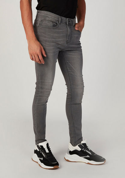 Lee Cooper Full Length Jeans with Pocket Detail-Jeans-image-3