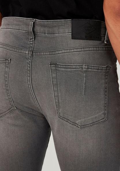 Lee Cooper Full Length Jeans with Pocket Detail-Jeans-image-4