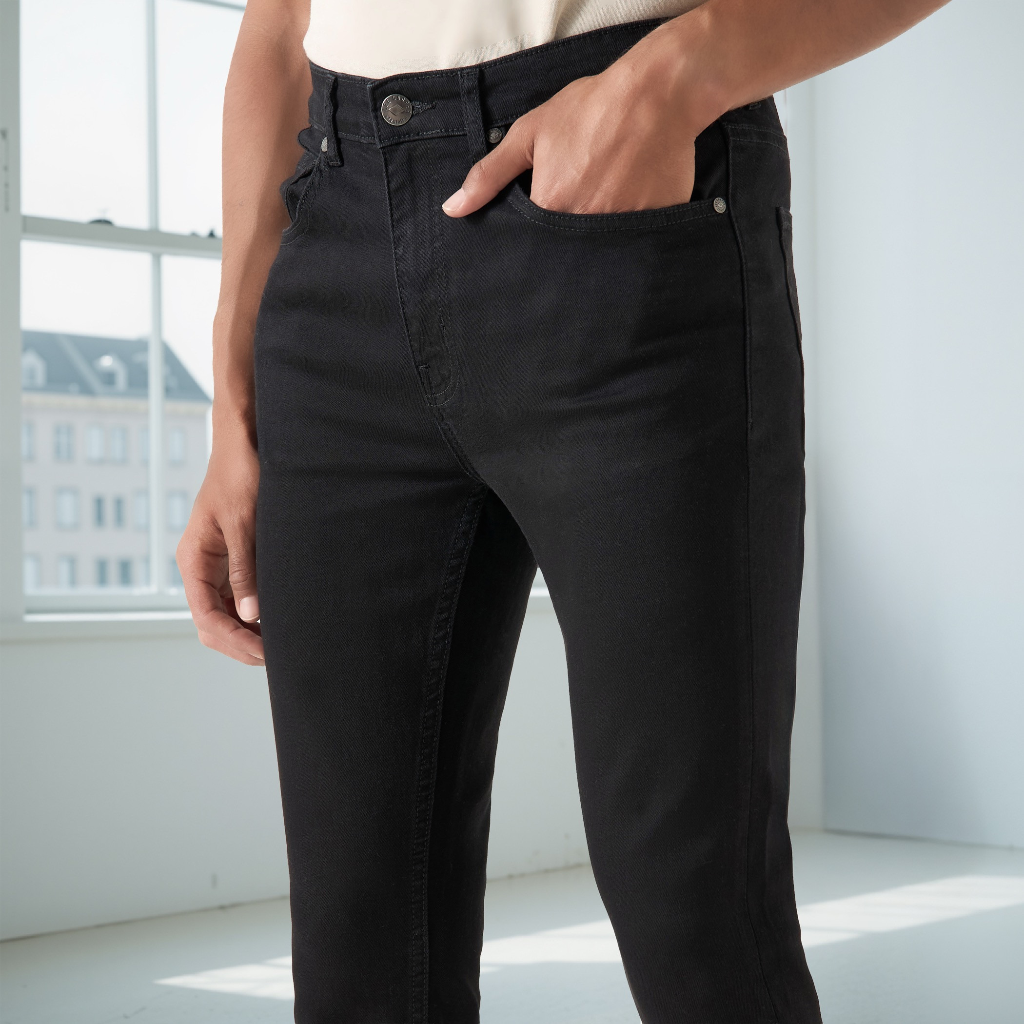 Lee Cooper Skinny Fit Jeans with Pockets-men-clothing-bottoms-jeans-image-4
