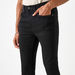Lee Cooper Solid Denim Jeans with Pockets and Button Closure-Jeans-thumbnail-3