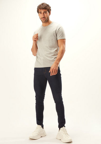 Lee Cooper Full Jeans with Pocket Detail and Belt Loops-Jeans-image-1