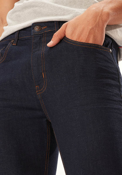 Lee Cooper Full Jeans with Pocket Detail and Belt Loops-Jeans-image-2
