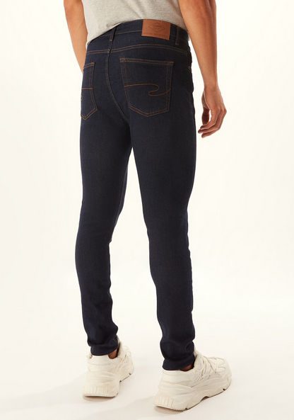 Lee Cooper Full Jeans with Pocket Detail and Belt Loops-Jeans-image-3