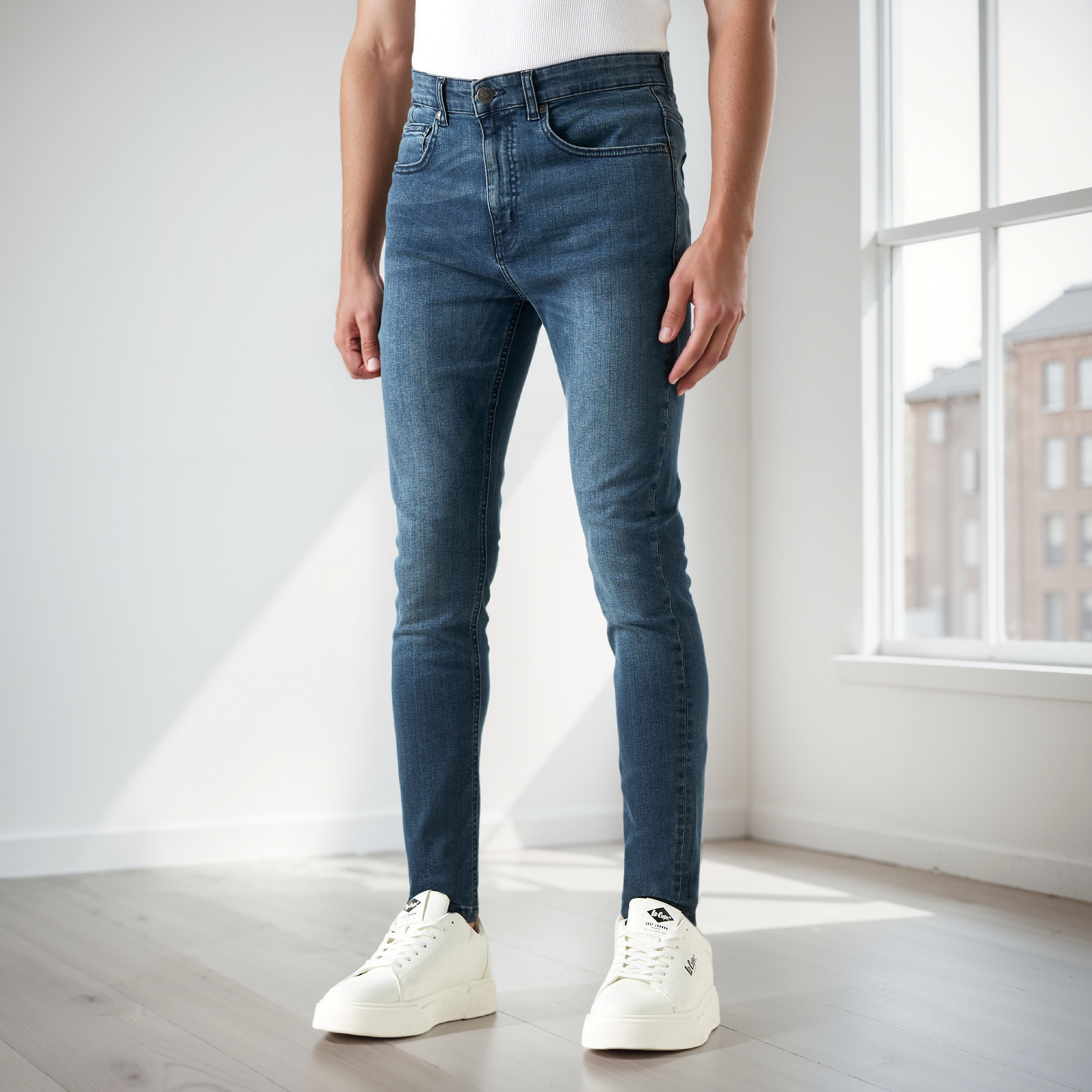 بنطلون جينز بجيوب من لي كوبر-men-clothing-bottoms-jeans-image-1
