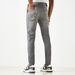 Lee Cooper Full Length Jeans with Pocket Detail-Jeans-thumbnail-2