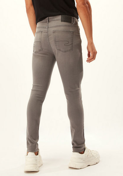 Lee Cooper Full Length Jeans with Pocket Detail-Jeans-image-3