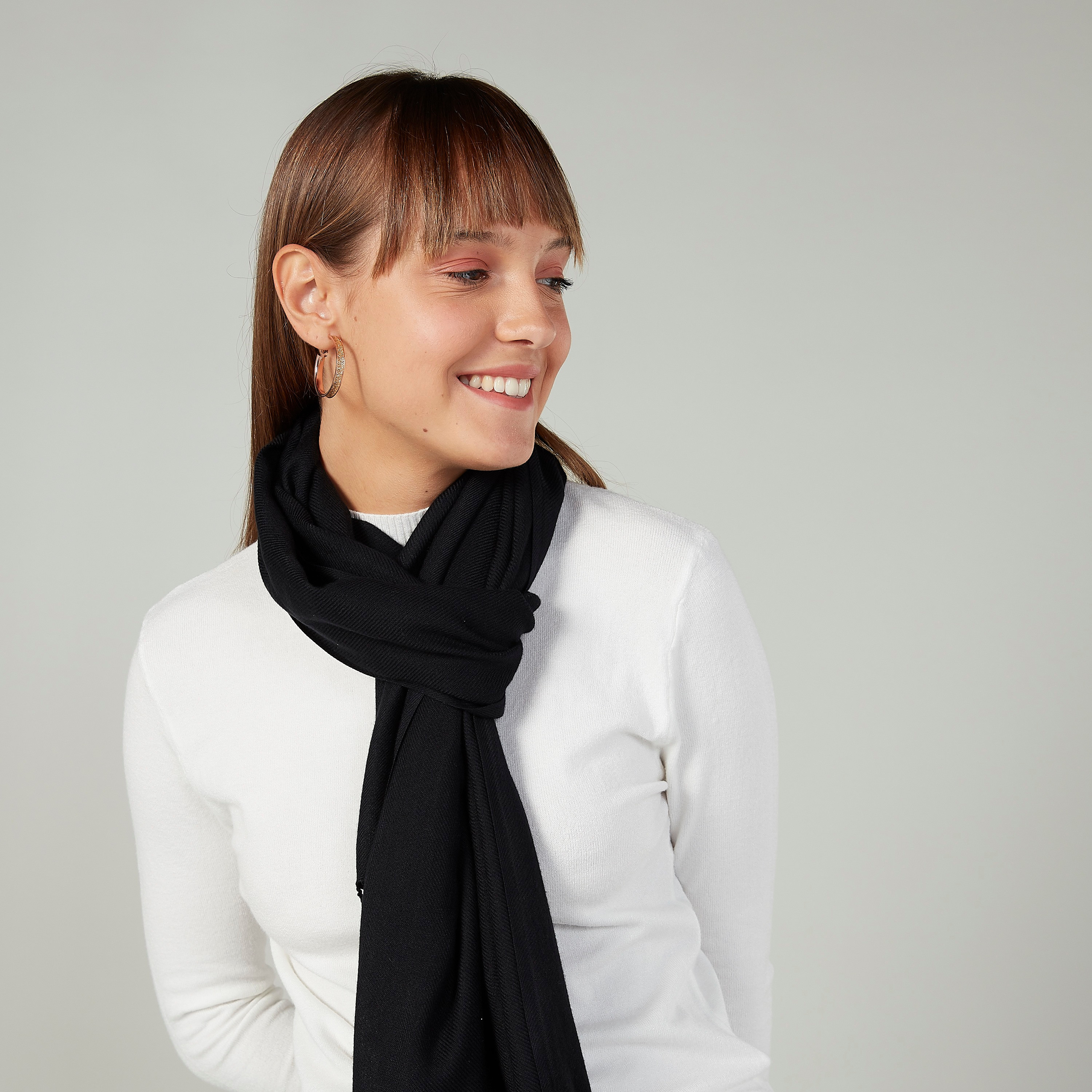 Plain Scarf with Fringes-women-winterwear-scarves-image-2
