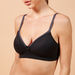 Plain Padded Bra with Hook and Eye Closure-Bras-thumbnail-1