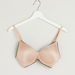Plain Padded Plunge Bra with Hook and Eye Closure-Bras-thumbnail-0