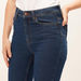 Solid Full Length Denim Jeans with Button Closure-Jeans-thumbnail-2