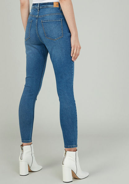 Full Length Jeans with Pocket Detail-Jeans-image-3