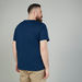 Plain T-shirt with Round Neck and Short Sleeves-Tops-thumbnailMobile-3