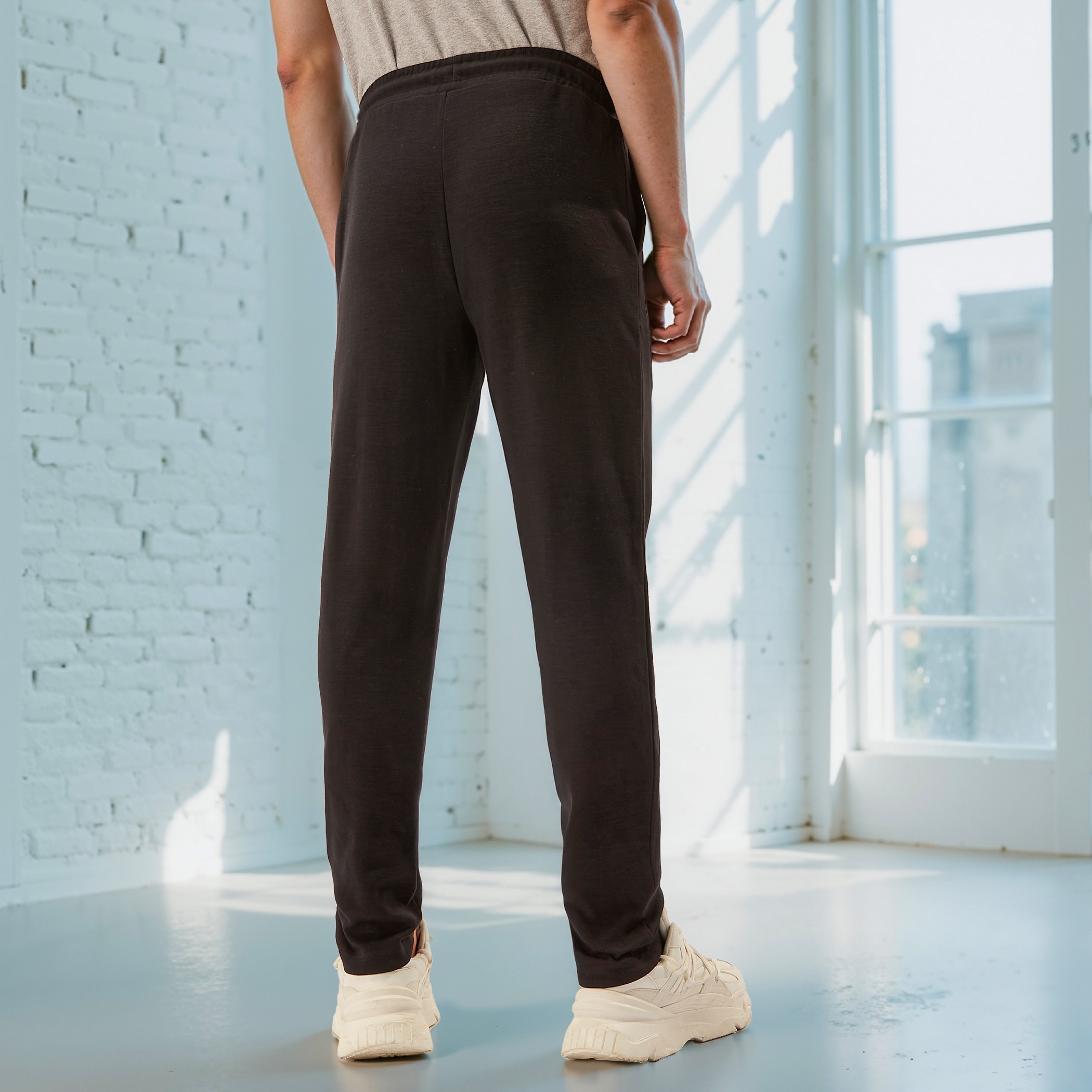 Kappa Regular Fit Pants with Drawstring Closure & Pocket Detail-men-clothing-sportswearandactivewear-bottoms-joggers-image-3