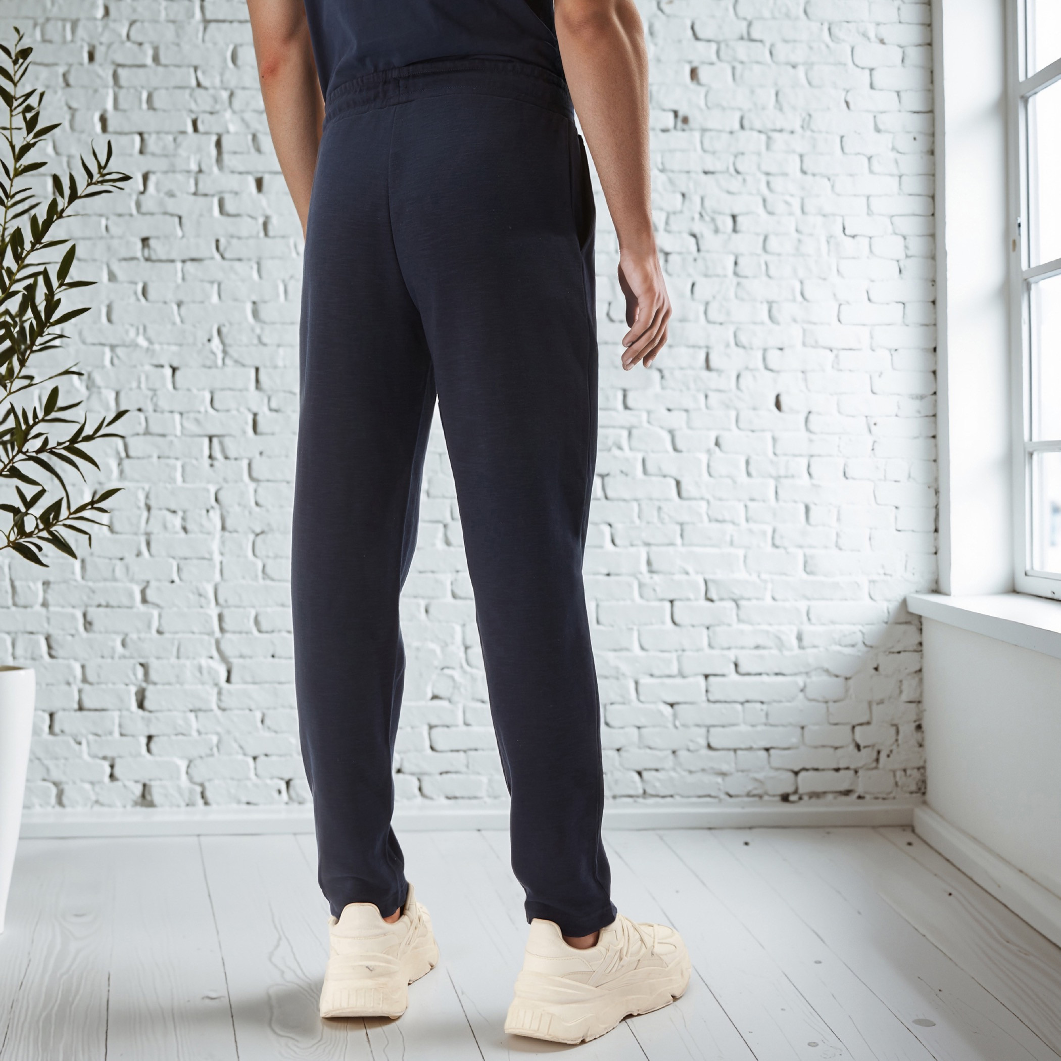 Kappa Regular Fit Pants with Drawstring Closure & Pocket Detail-men-clothing-sportswearandactivewear-bottoms-joggers-image-4
