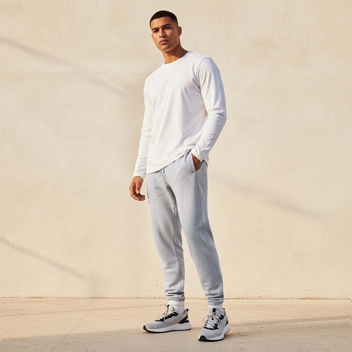 Kappa Regular Fit Pants with Drawstring Closure & Pocket Detail-men-clothing-sportswearandactivewear-bottoms-joggers-image-3